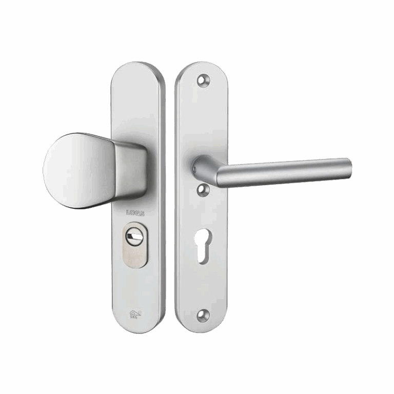 LOQS 4173KT Aluminium greep-kruk op veiligheids langschild