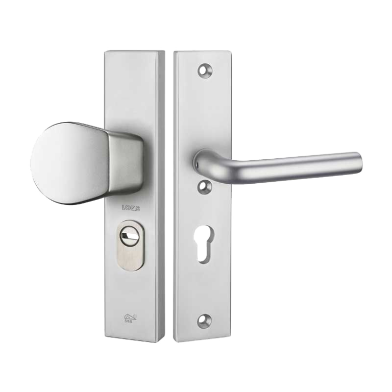 LOQS 4313KT Aluminium greep-kruk op veiligheids langschild