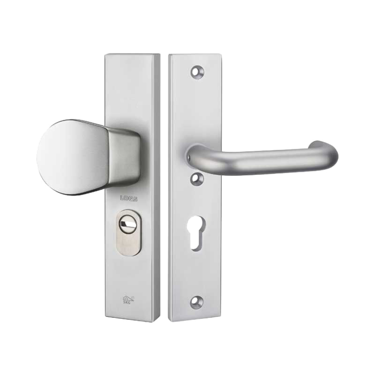 LOQS 4323KT Aluminium greep-kruk op veiligheids langschild