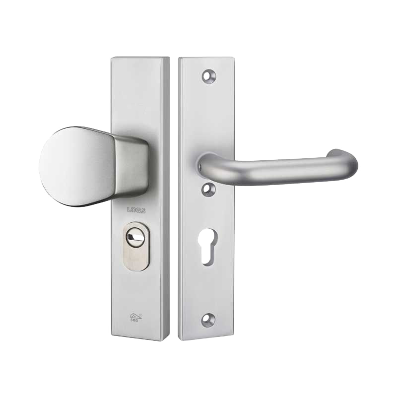 LOQS 4323KT Aluminium greep-kruk op veiligheids langschild