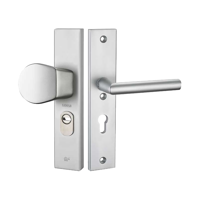 LOQS 4373KT Aluminium greep-kruk op veiligheids langschild