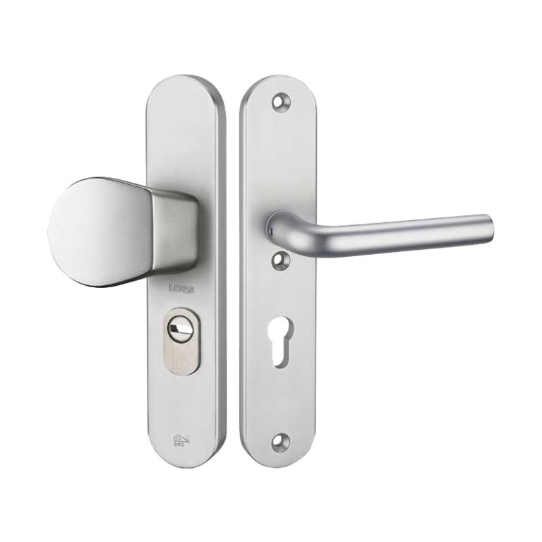 LOQS 4113KT Aluminium greep-kruk op veiligheids langschild