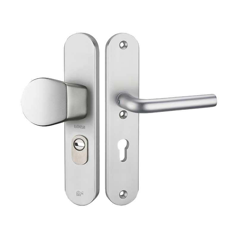 LOQS 4113KT Aluminium greep-kruk op veiligheids langschild