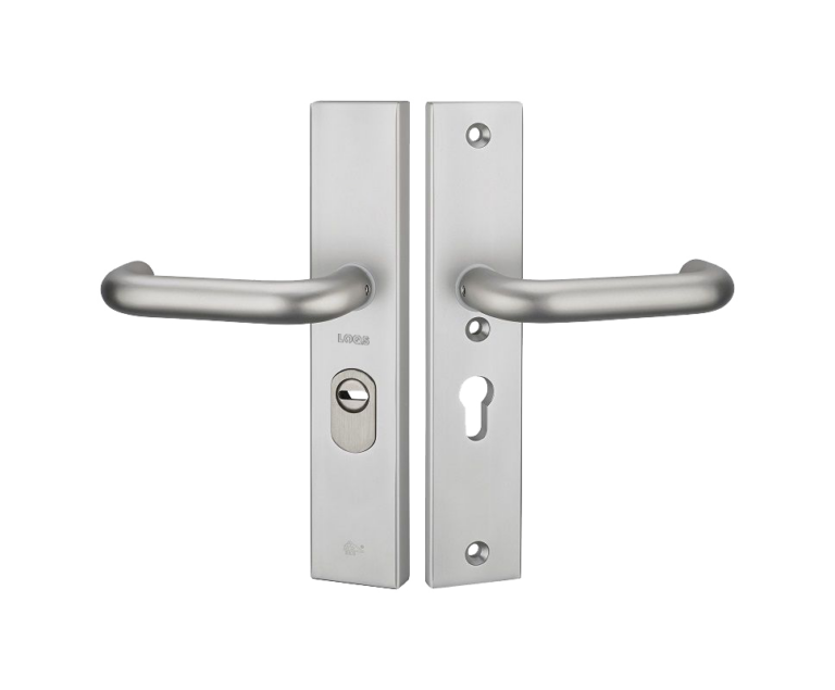 LOQS 4320KT Aluminium kruk-kruk op veiligheids langschild