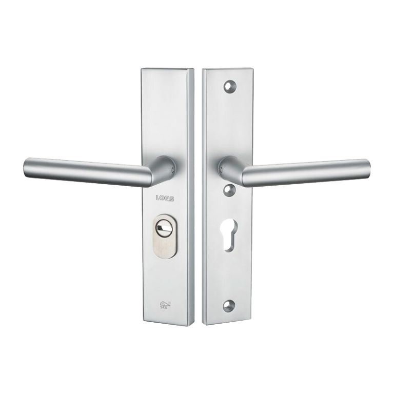 LOQS 4370KT Aluminium kruk-kruk op veiligheids langschild