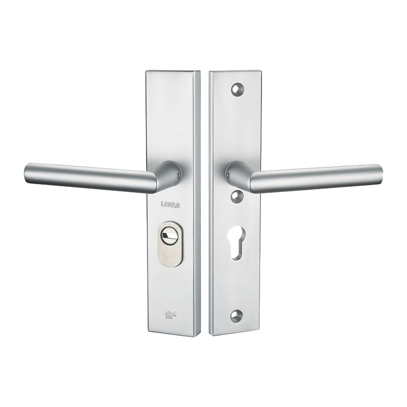 LOQS 4370KT Aluminium kruk-kruk op veiligheids langschild