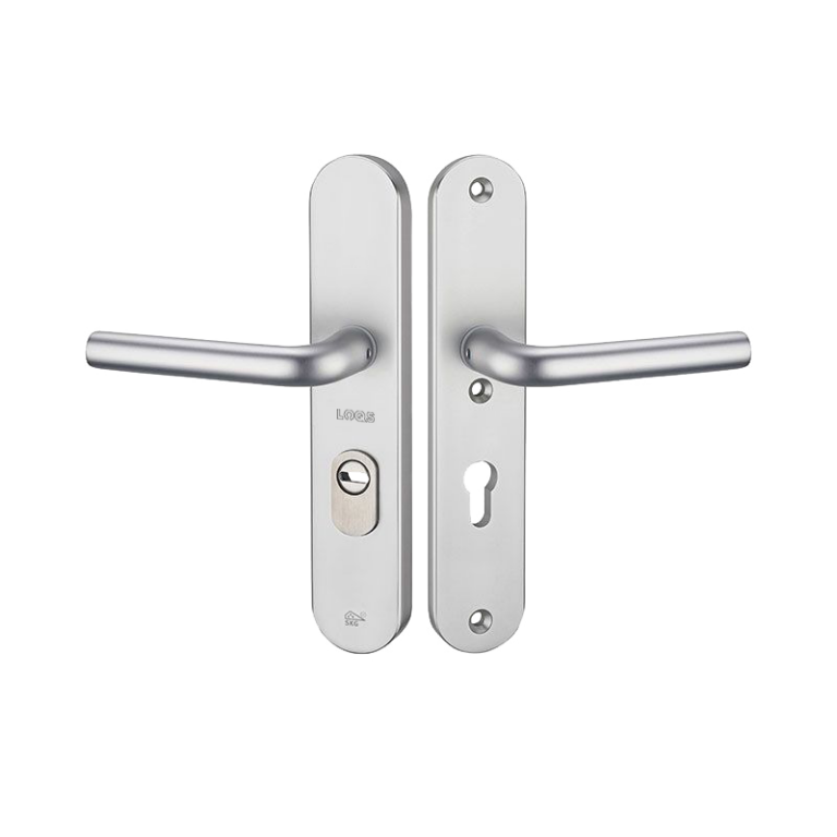 LOQS 4110KT Aluminium kruk-kruk op veiligheids langschild