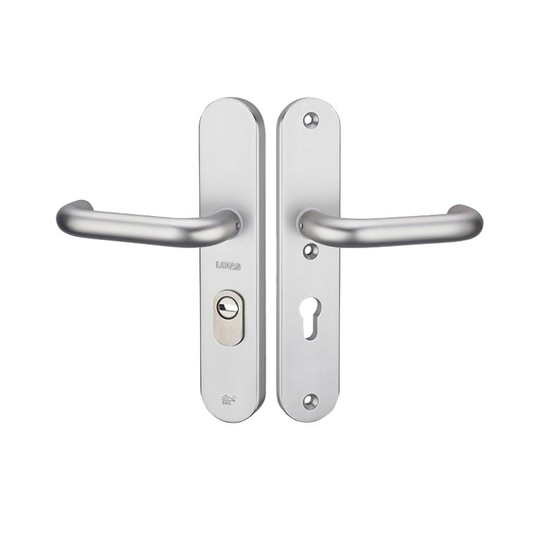 LOQS 4120KT Aluminium kruk-kruk op veiligheids langschild