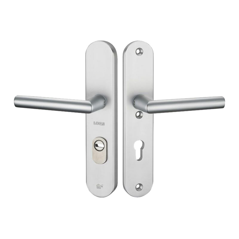 LOQS 4170KT Aluminium kruk-kruk op veiligheids langschild