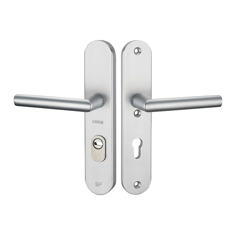 LOQS 4170KT Aluminium kruk-kruk op veiligheids langschild